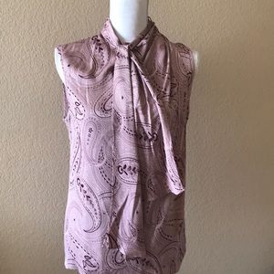 Philippe Adec unique and sexy silk wrap blouse